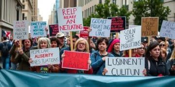 Protesters rally in opposition to Trump-era regulations