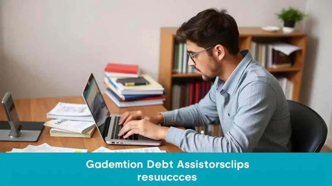 Resources for finding student debt assistance