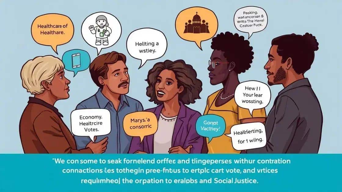 Key issues influencing public opinion