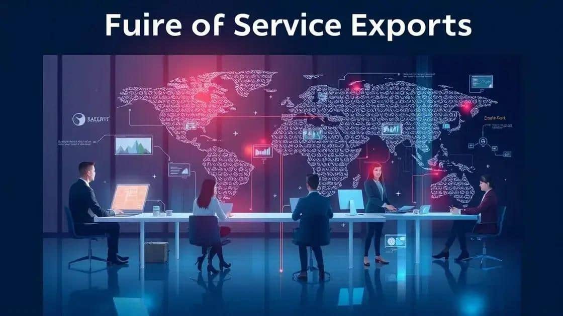 Future outlook for service exports