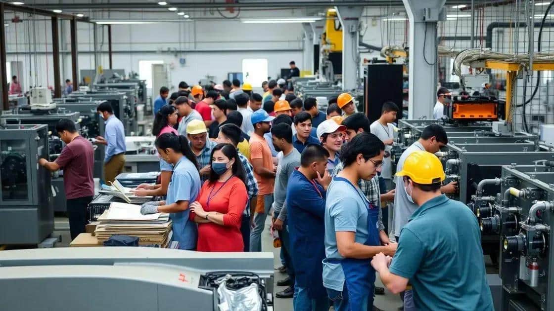 Impact on job creation in manufacturing
