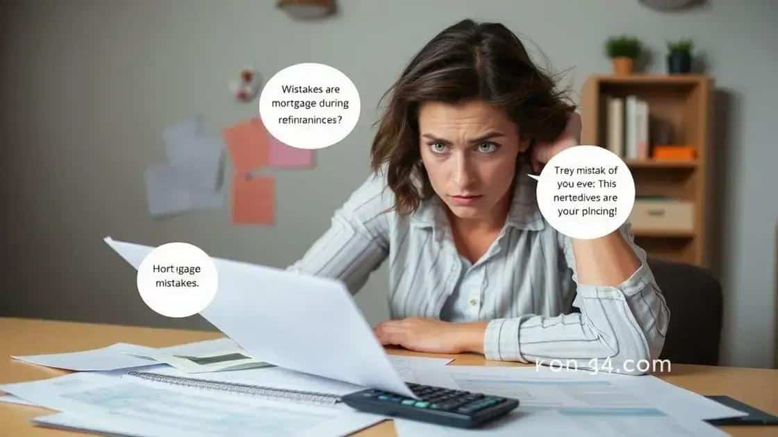 Mistakes to avoid during refinancing